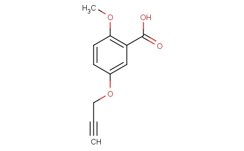 Benzoic acid, 2-methoxy-5-(2-propyn-1-yloxy)-
